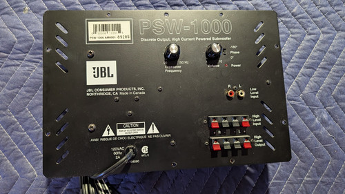 Jbl psw 1000 solo - jbl,