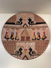 Piatto ceramica sarda vintage