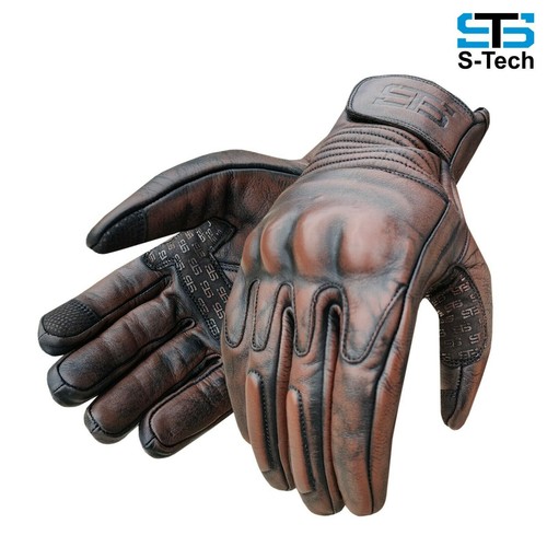 Moto guanti pelle uomo - pelle,