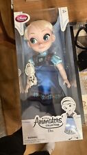 ♥ ANIMATORS' COLLECTION ELSA FROZEN DISNEY STORE DOLL BAMBOLA CON SCATOLA