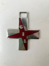 medaglia croce fascista GIL smalto rosso/amaranto da balilla gioventu’italiana