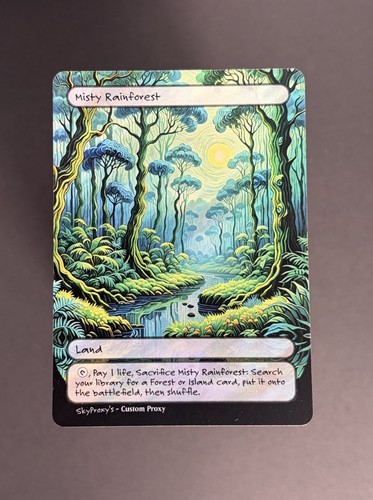 Mtg misty rainforest van - -,