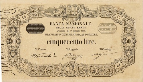 Italia lire 500 - italia, -lire