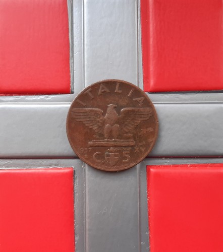 5 centesimi 1937 - ,