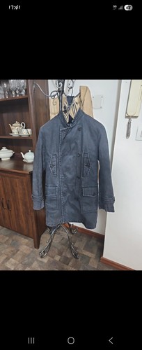 Trench burberry blu effetto - trench,