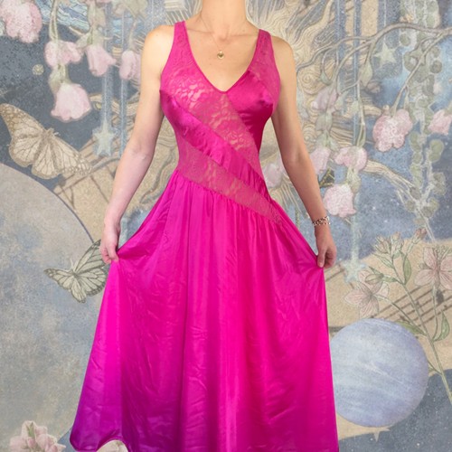 Vintage olga hot pink - vintage,