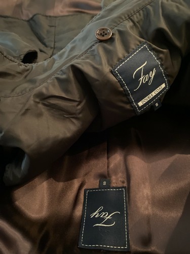 Fay cappotto marrone con - fay,
