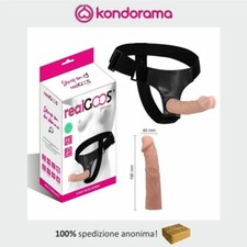 Strap on realGOOS® dildo indossabile per donna con fallo pene realistico morbido