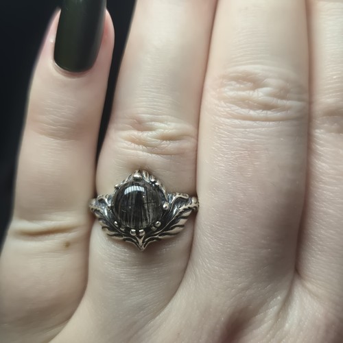 Raro anello quarzo rutilato - anello,