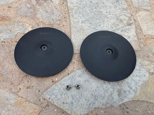 DUE piatti Roland CY-14C V Drum Crash cy-14c nero confezione da 2