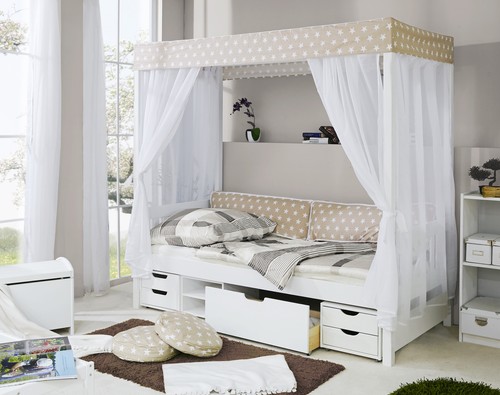Letto baldacchino ticaa - letto,