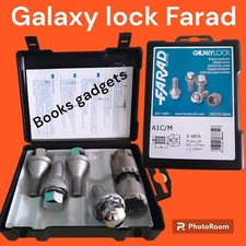 Per Fiat Stilo dal 2001 Kit Bulloni Antifurto Galaxy Lock Farad x Cerchi in Lega