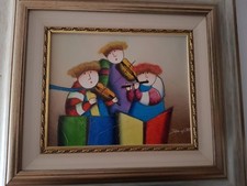 RARITA' FRANK BORGHESE ORIGINALE OLIO SU TELA