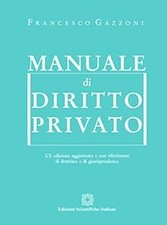 Manuale Di Diritto Privato von