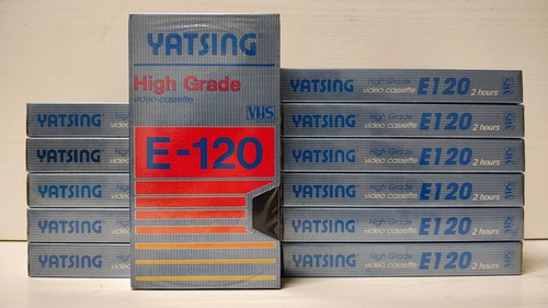 Videocassette vhs vergini - 12,