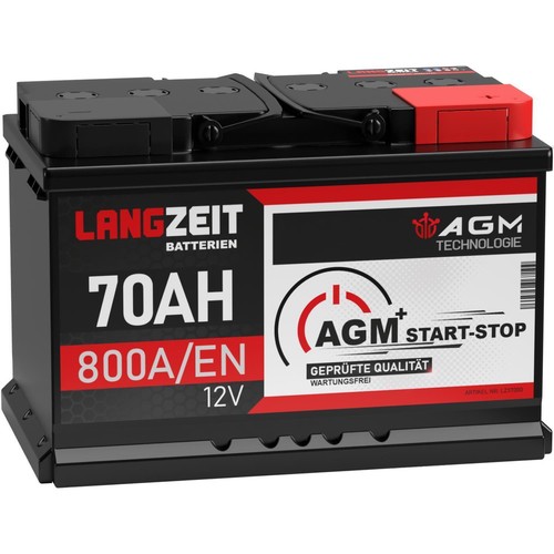 Batteria auto 70ah 12v 800a - 70ah, 800a/en