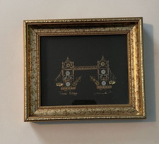 Vintage TOWER BRIDGE fatto a mano con ricambi orologio e orologio di Squire Souvenir