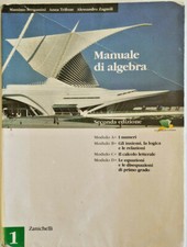 MANUALE DI ALGEBRA 1 - Bergamini, Trifone, Zagnoli  - Zanichelli editore