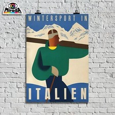 POSTER VINTAGE WINTERSPORT
