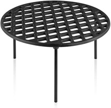 BBQ-Toro Griglia in Ghisa Rotonda, Diametro 35 cm, Con 3 Gambe, per Forno Olande