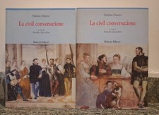 Guazzo LA CIVIL CONVERSATIONE Quondam BULZONI 2 VOLUMI