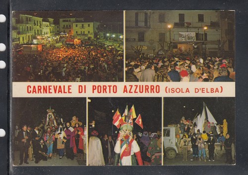 Cartolina carnevale porto - carnevale,