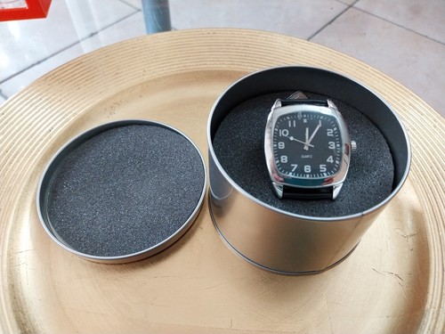 Orologio nero quartz box - orologio,