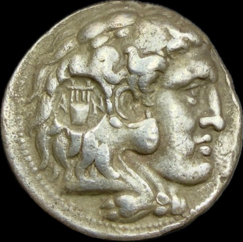 Ancient greek coin seleucos i - greek,