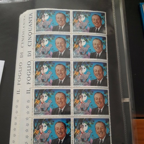 Filatelia walt disney san - disney,