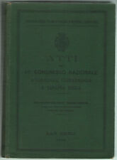 Baudel - Atti IX Congresso Idrologia climatologia Fisica Sanremo 1908 Libro raro