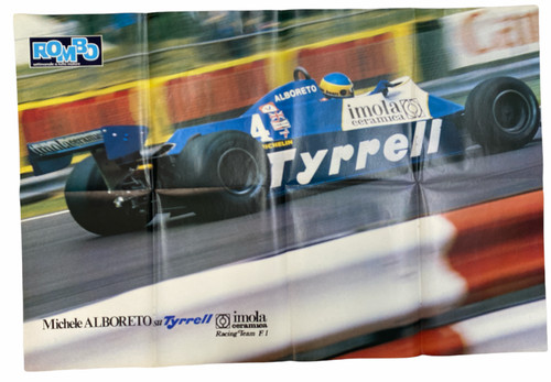 Poster michele alboreto tyrell - michele,