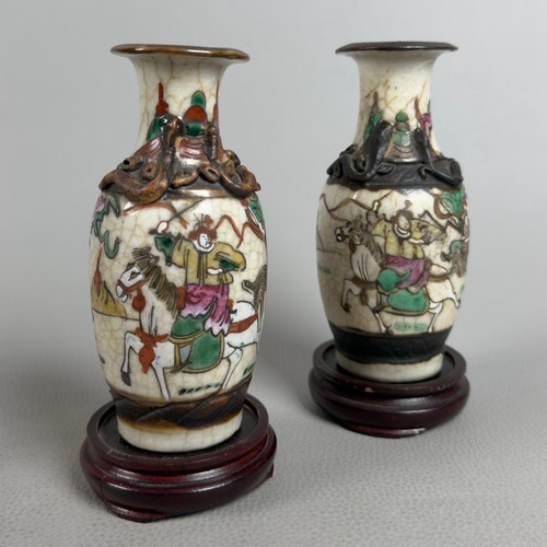 Coppia vasi orientali ceramica - coppia,