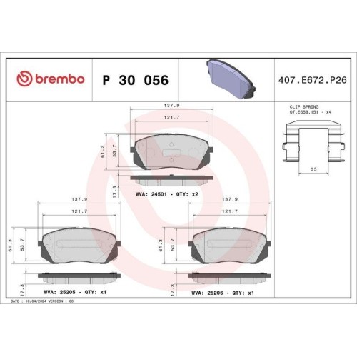Kit pastiglie freno - freno, a