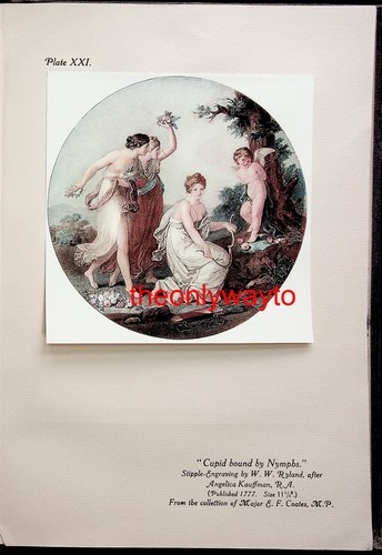 Cupido legato ninfe - cupido,