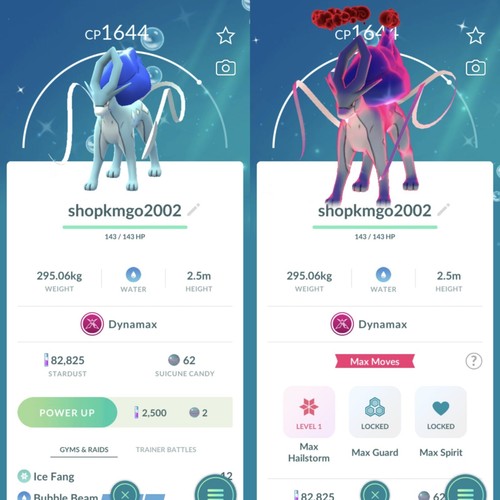 Shiny dynamax suicune mini p - suicune,