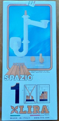 Sifone salvaspazio per lavelli