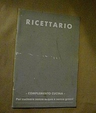 RICETTARIO PER CUCINARE SENZA