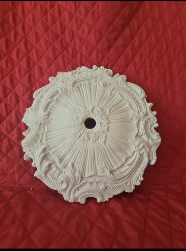 Rosone gesso bianco - bianco, per
