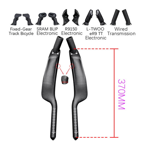 Carbon bike rest manubrio - carbon, tt