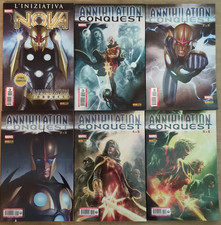 ANNIHILATION CONQUEST + NOVA - SERIE COMPLETA 1/5 + PROLOGO NOVA - Panini Comics