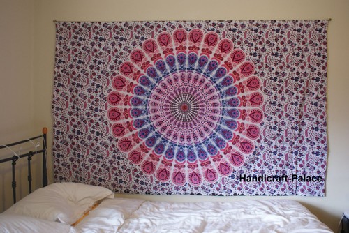 Arazzo mandala hippie - da, letto