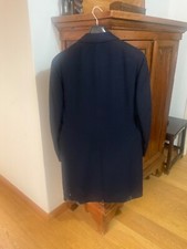 Giacca blazer tuta uomo Lanvin Paris lana cashmere blu navy