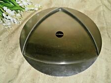 ALESSI VASSOIO ROUND TRAY ACCIAIO "TRIFOLIO" FRANCO GRIGNANI 