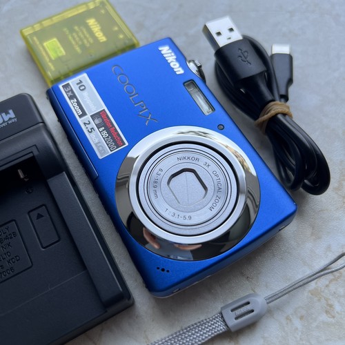 Nikon coolpix s220 blue - nikon,