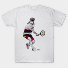 T-shirt Andre Agassi manica