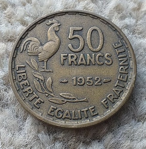 Moneta franchi 1952 - 50,