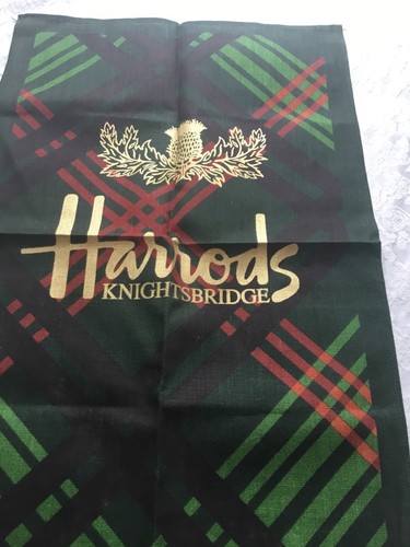 Harrods linen tea towel new - linen,