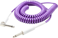 Cavo Jack a Spirale per Strumenti, 2 Metri Di Cavo per Chitarra/Basso. 6,35 Mm D