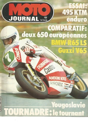Moto journal 566 ktm 495 - moto,