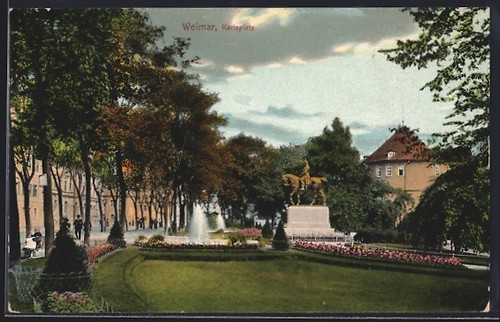 Cartolina weimar turingia - /,
